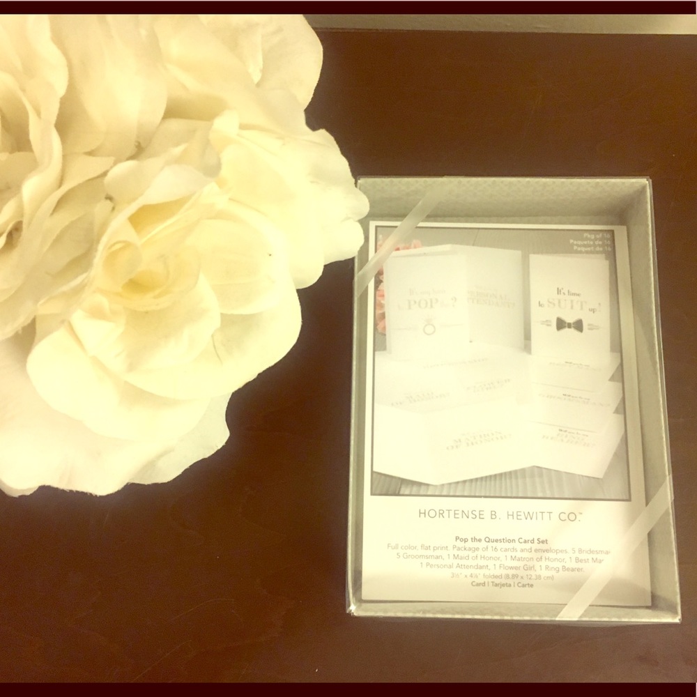 Pop the Question Cards for Bridal Party
